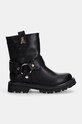 Дитячі шкіряні черевики Patrizia Pepe PPJ897.31.34 чорний AW24