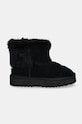 Patrizia Pepe Girl śniegowce zamszowe PPD941 czarny AW24