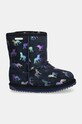 Детские замшевые сапоги Emu Australia Rainbow Unicorn Brumby K12373.Rai тёмно-синий AW24