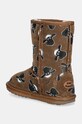 Девочка Детские замшевые сапоги Emu Australia Shaun The Sheep Print K13107.Sha коричневый