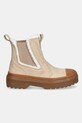 Дитячі замшеві черевики Converse CHUCK TAYLOR AS CHELSEA LUGGED A09257C бежевий AW24