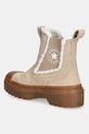Fete Converse cizme chelsea din piele intoarsa CHUCK TAYLOR AS CHELSEA LUGGED A09257C bej