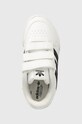 Детские кожаные кроссовки adidas Originals TEAM COURT 2 STR CF белый ID6634