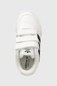 Dětské kožené sneakers boty adidas Originals TEAM COURT 2 STR CF bílá ID6634