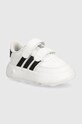 Дитячі кросівки adidas BREAKNET 2.0 CF імітація лицьової шкіри білий ID5276