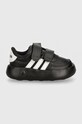adidas sneakersy dziecięce BREAKNET 2.0 CF ID5277 czarny AW24