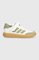 Дитячі кросівки adidas COURTBLOCK EL C ID6504 зелений AW24