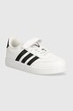 Дитячі кросівки adidas BREAKNET 2.0 EL C імітація лицьової шкіри білий IE3792