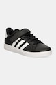 adidas sneakersy dziecięce GRAND COURT 2.0 EL C imitacja skóry licowej czarny IE5995