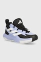 Παιδικά αθλητικά παπούτσια adidas Originals Cross Em Up Select C συνθετικό μωβ IG6646
