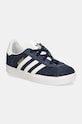 Otroške superge adidas Originals GAZELLE CF EL Semiš mornarsko modra IH0337