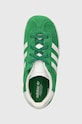 Παιδικά sneakers σουέτ adidas Originals GAZELLE CF EL πράσινο IH0363