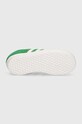 Дитячі замшеві кросівки adidas Originals GAZELLE CF EL IH0363 зелений