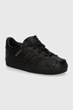 adidas Originals teniși din piele copii GAZELLE CF EL mic de statură negru IH2972