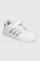 Детские кроссовки adidas GRAND COURT 2.0 EL C имитация натуральной кожи серый IH5532