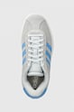 adidas sneakersy zamszowe dziecięce VL COURT BOLD szary IH8033