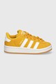 Дитячі замшеві кросівки adidas Originals CAMPUS 00s EL C JH6327 жовтий AW24