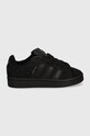 Detské semišové tenisky adidas Originals CAMPUS 00s JI4395 čierna AW24