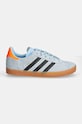 adidas Originals sneakersy skórzane dziecięce GAZELLE IG9151 niebieski AW24