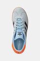 adidas Originals sneakersy skórzane dziecięce GAZELLE niebieski IG9151