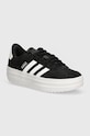 adidas sneakersy dziecięce VL COURT BOLD imitacja skóry licowej czarny IH4777
