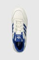 Дитячі шкіряні кросівки adidas Originals FORUM LOW CL блакитний IH7917