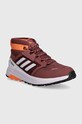 adidas TERREX pantofi copii TERREX TRAILMAKER MID R.RDY imitatie de piele burgundia ID0925