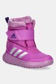 Detské zimné topánky adidas Winterplay C textilný fialová IE8673