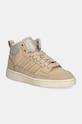 Dětské sneakers boty adidas RAPID COURT MID WINTERIZED imitace kůže béžová JR2803