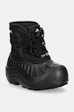 Columbia śniegowce dziecięce POWDERBUG SNOWLITE LACE syntetyczny czarny 2103522