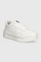 Calvin Klein Jeans sneakersy dziecięce imitacja skóry licowej biały V3A9.80980.30.34