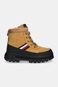 Tommy Hilfiger cizme de iarna pentru copii T3X5.33713.30.34 maro AW24
