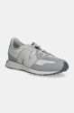 New Balance scarpe da ginnastica per bambini 327 finto camoscio grigio GS327SGC