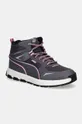 Puma pantofi copii Evolve Trail Club sintetic gri 397644