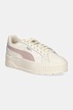 Puma sneakersy dziecięce Karmen II imitacja skóry licowej beżowy 398878