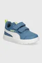 Puma sneakersy dziecięce Courtflex V3 V imitacja skóry licowej niebieski 310252