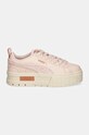 Detské kožené tenisky Puma Mayze Dusty Summer 393614 ružová AW24