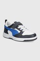 Puma sneakersy dziecięce Rebound V6 Lo AC+ PS niska niebieski 397419