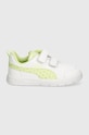 Puma sneakersy dziecięce Courtflex V3 Dotty 398759 żółty AW24