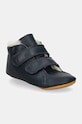 Froddo buty skórzane niemowlęce PREWALKERS FURRY ocieplane granatowy G1130013.22