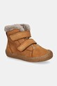 Detské zimné semišové topánky Froddo MINNI SUEDE zateplené žltá G2110141.25.26