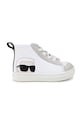 Karl Lagerfeld sneakersy skórzane niemowlęce Z30319.22.30 biały AW24