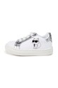 Хлопчик Дитячі шкіряні кросівки Karl Lagerfeld Z30321.22.30 білий