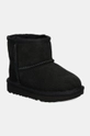 Μπότες χιονιού σουέτ για παιδιά UGG CLASSIC MINI II χωρίς φερμουάρ μαύρο 1017715T