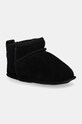 Бебешки велурени обувки UGG BABY CLASSIC ULTRA MINI с изолация черен 1157690I