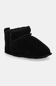Semišové topánky pre bábätká UGG BABY CLASSIC ULTRA MINI zateplené čierna 1157690I