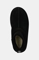 UGG cizme de zapada din piele intoarsa KIDS' CLASSIC ULTRA STRETCH CUFF negru 1157702K