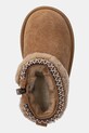 Детские замшевые зимние ботинки UGG CLASSIC ULTRA MINI MAXI CURLY коричневый 1157730T