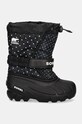 Sorel cizme de iarna copii CHILDRENS FLURRY BO 2114092 negru AW24