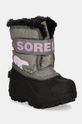 Detské snehule Sorel TODDLER SNOW COMMAND textilný sivá 2114102
